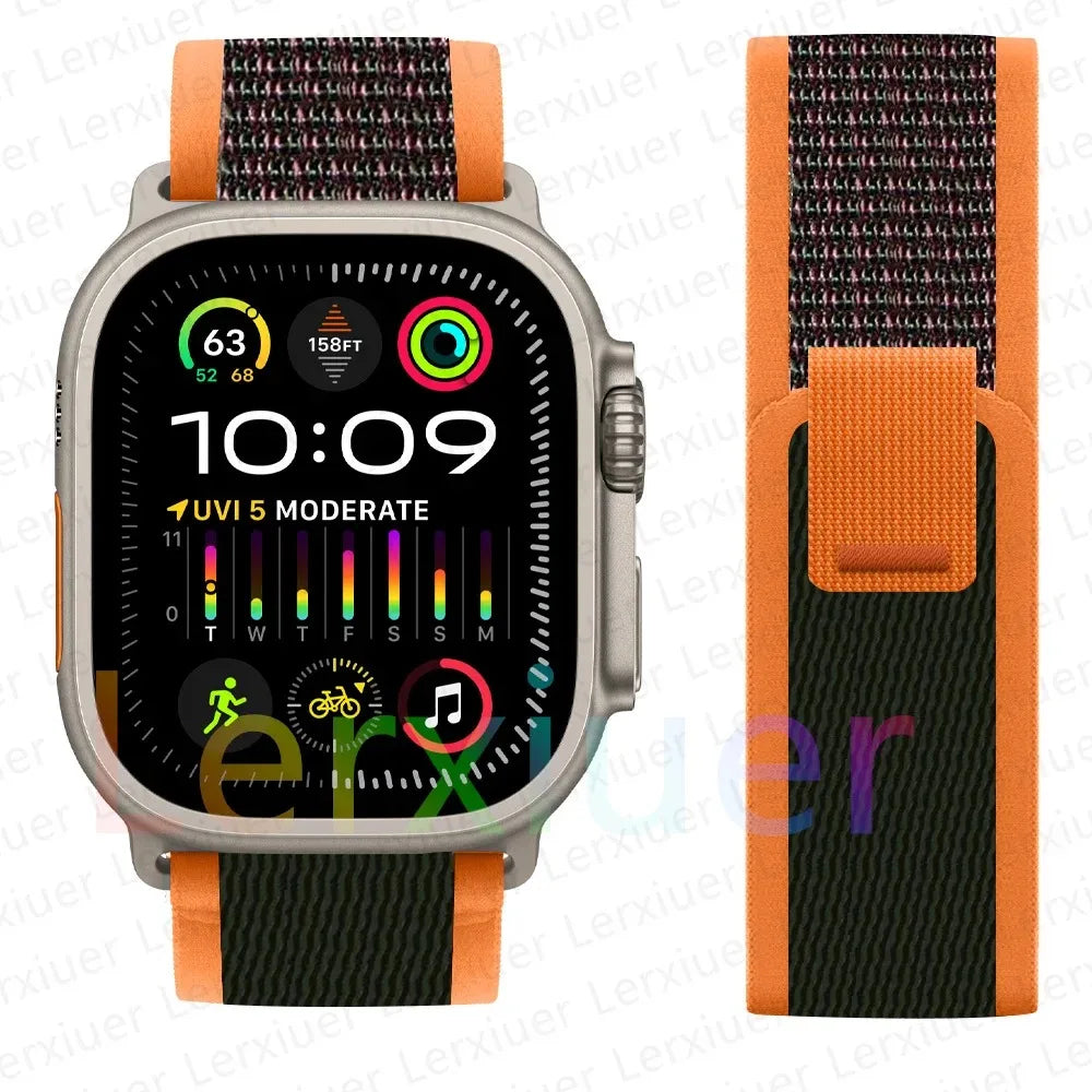 Bracelet à Boucle de Sentier – Compatible Apple Watch Ultra 2 & Series SE/3–11