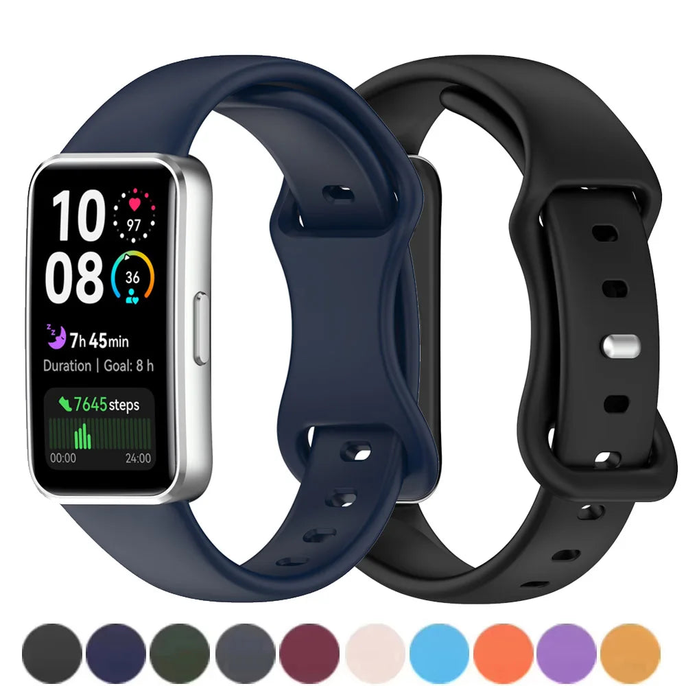 Bracelet Sport en Silicone – Compatible Huawei Band NFC