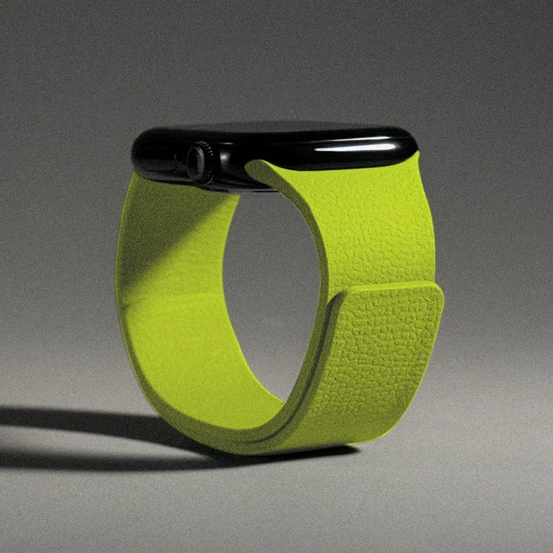 Bracelet magnétique en silicone pour Apple Watch Ultra 2/11/10/SE/9/8/3