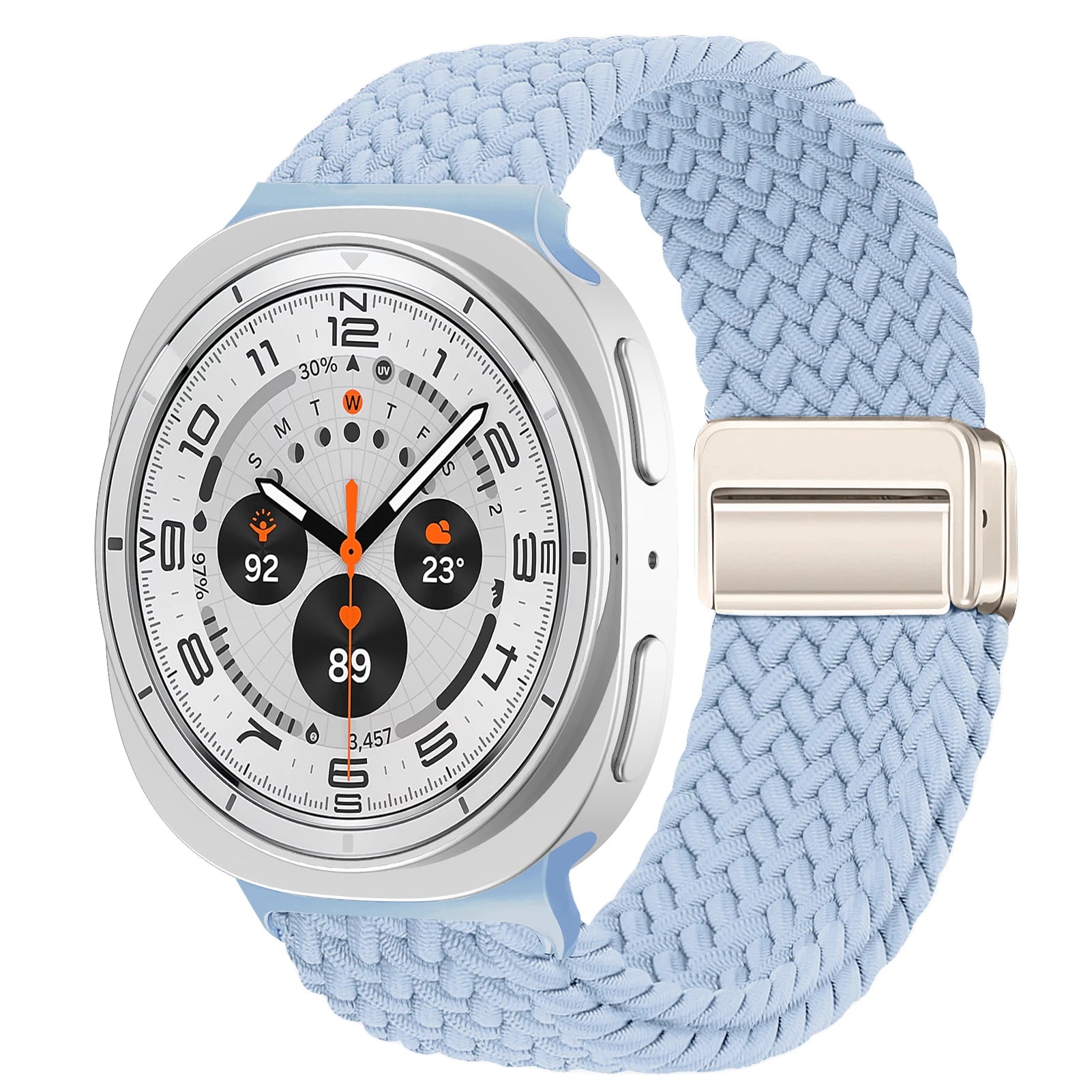 Bracelet Tressé Magnétique en Nylon – Compatible Samsung Galaxy Watch