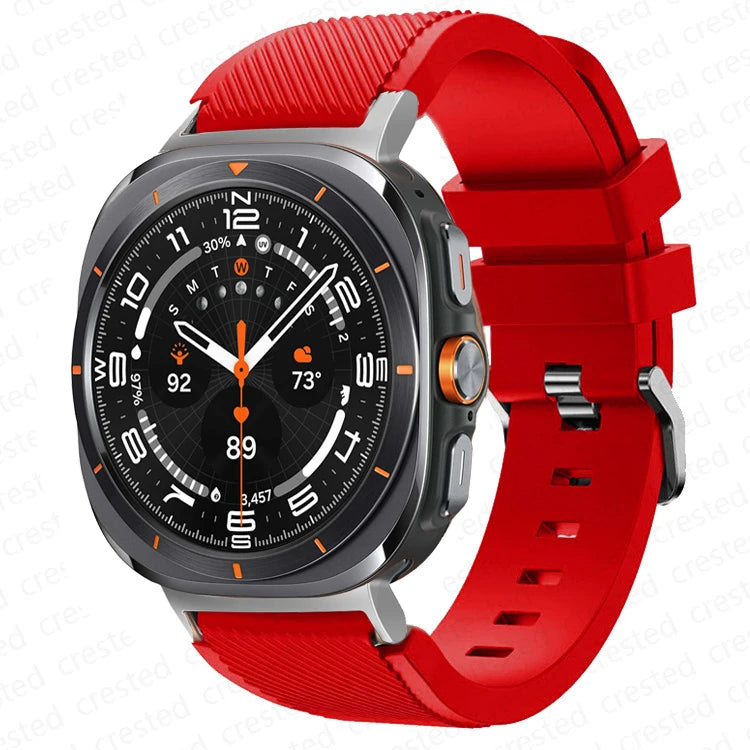 Bracelet Sport en Silicone – Compatible Samsung Galaxy Watch 7 / 7 FE / 7 Ultra