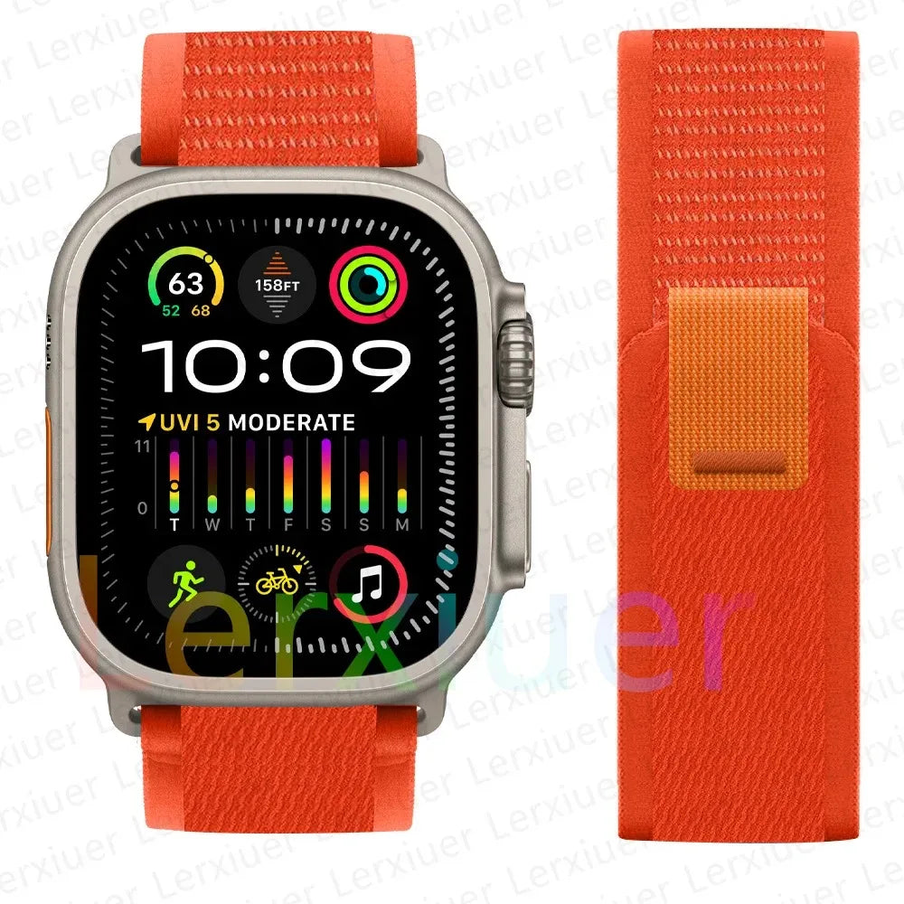Bracelet à Boucle de Sentier – Compatible Apple Watch Ultra 2 & Series SE/3–11