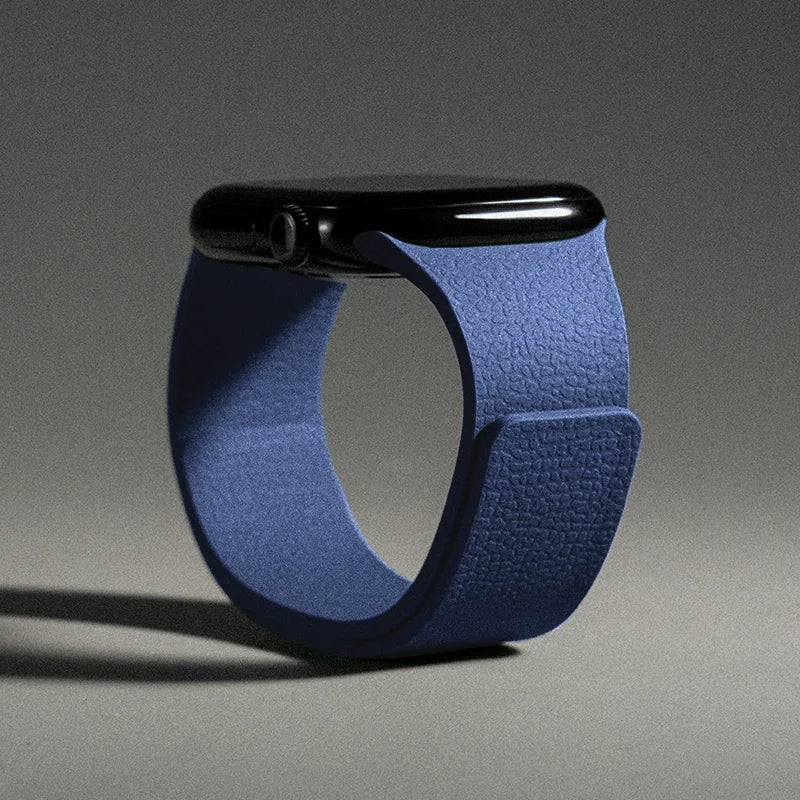 Bracelet magnétique en silicone pour Apple Watch Ultra 2/11/10/SE/9/8/3