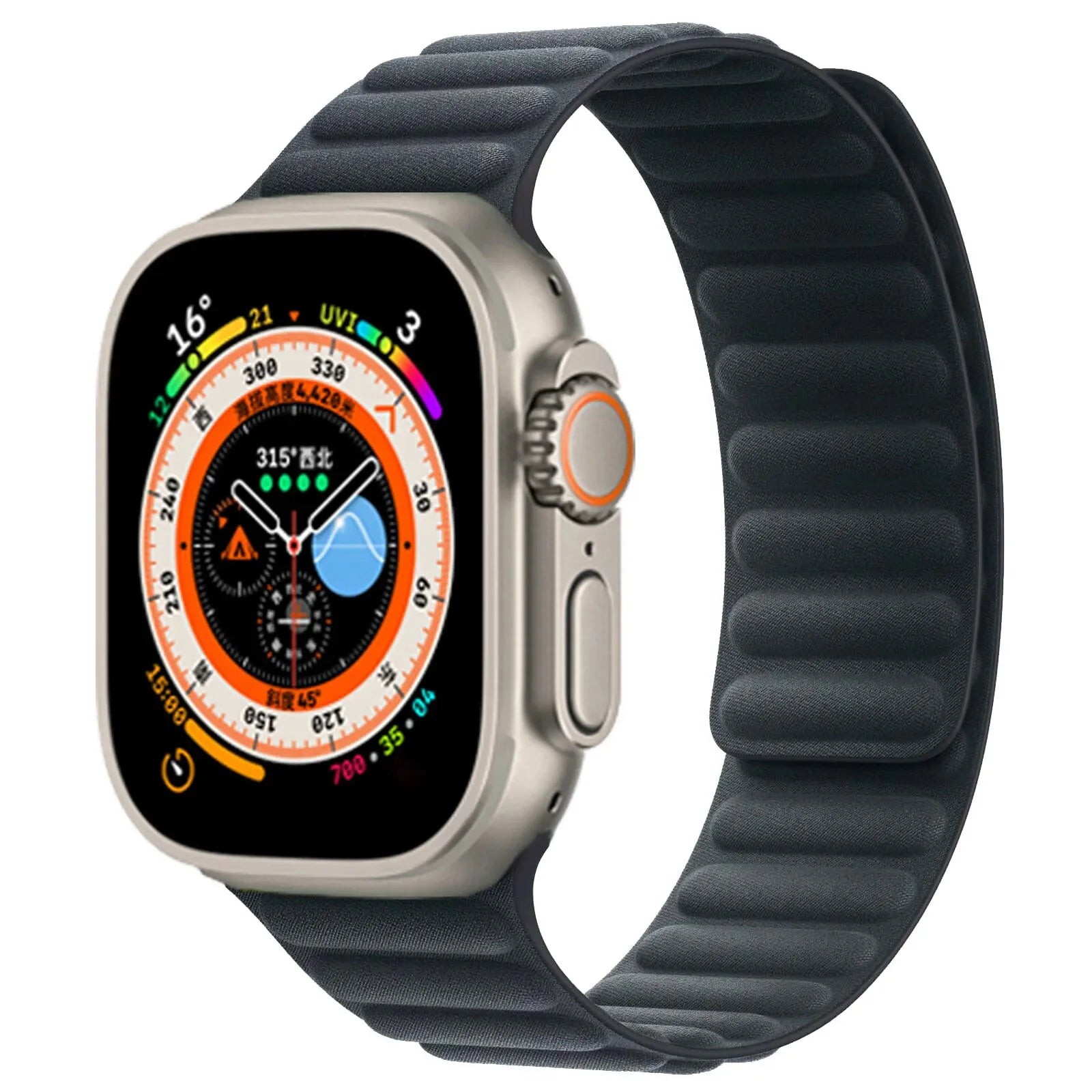 Bracelet FineWoven à Boucle Magnétique – Compatible Apple Watch Ultra 2 & Series 7–10 SE