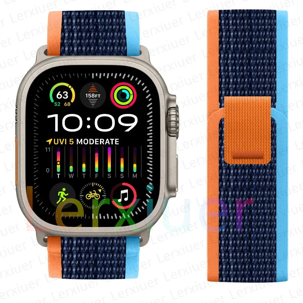 Bracelet à Boucle de Sentier – Compatible Apple Watch Ultra 2 & Series SE/3–11