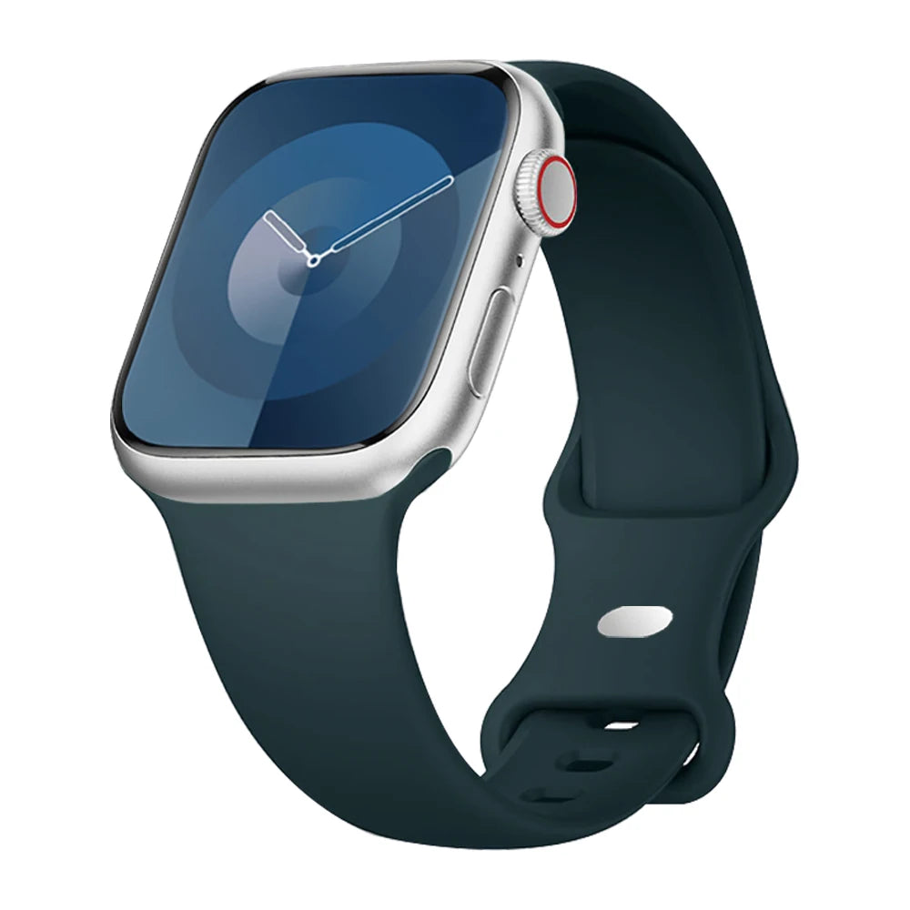 Bracelet en Silicone pour Apple Watch Ultra 2/Series 11/10/9/8/7/6/SE/3