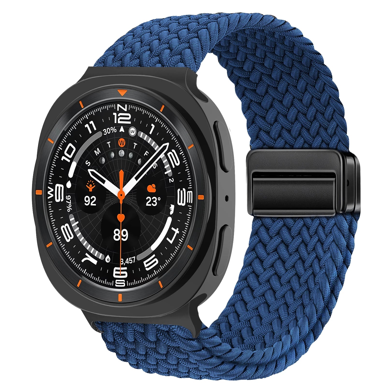 Bracelet Tressé Magnétique en Nylon – Compatible Samsung Galaxy Watch