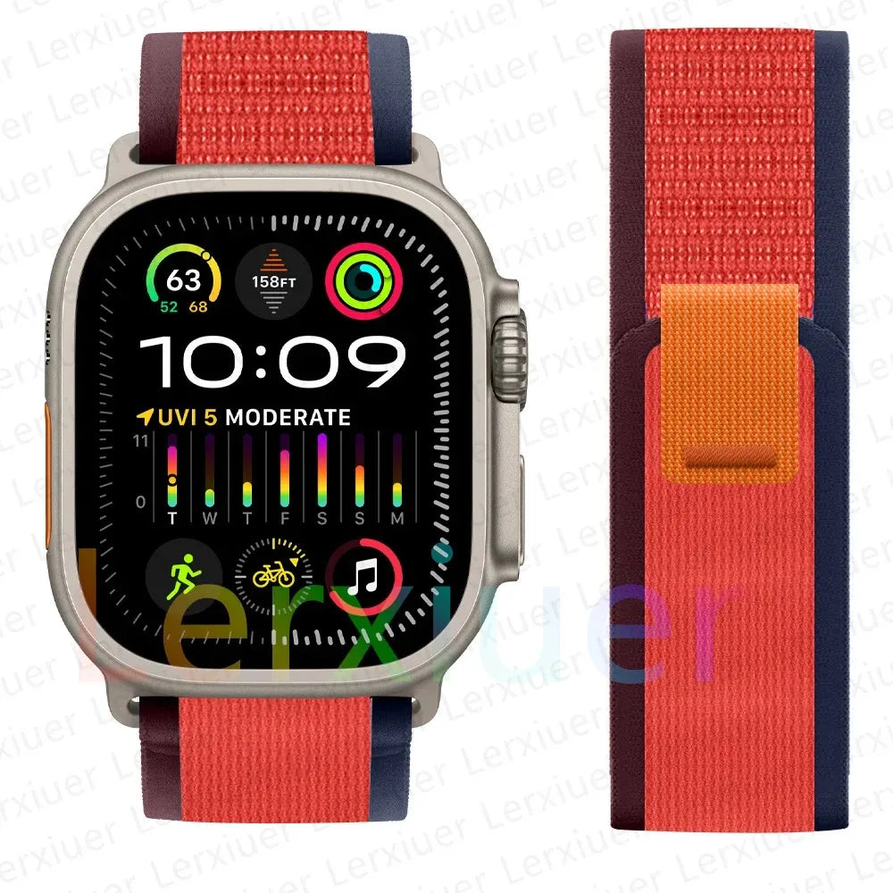 Bracelet à Boucle de Sentier – Compatible Apple Watch Ultra 2 & Series SE/3–11