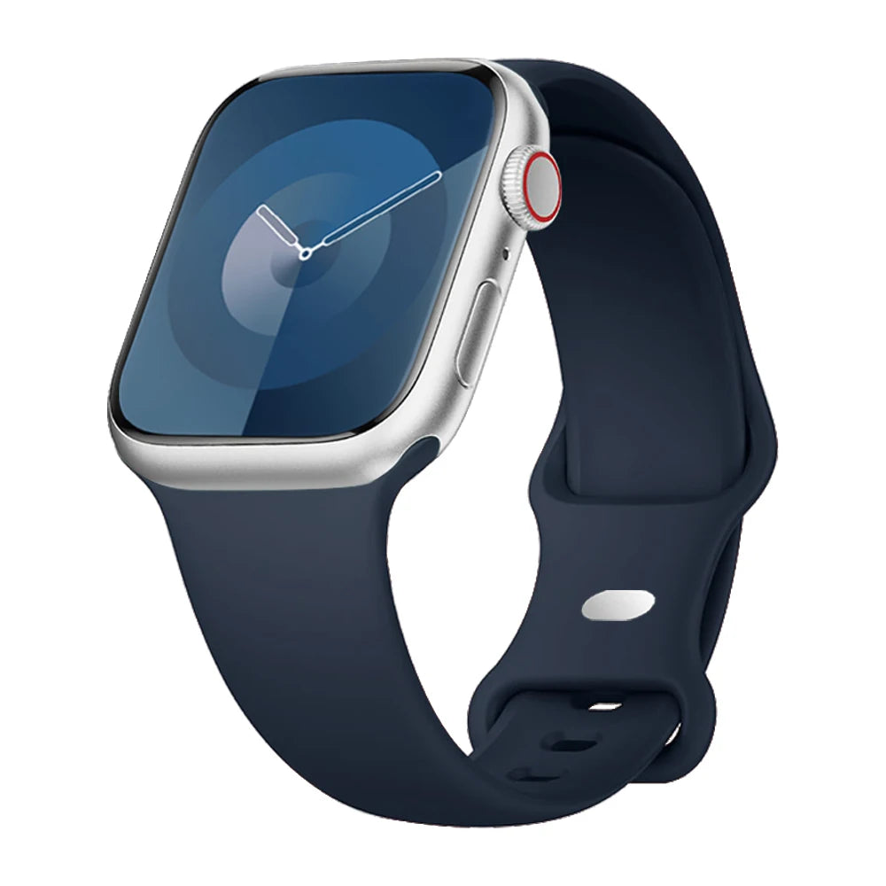 Bracelet en Silicone pour Apple Watch Ultra 2/Series 11/10/9/8/7/6/SE/3