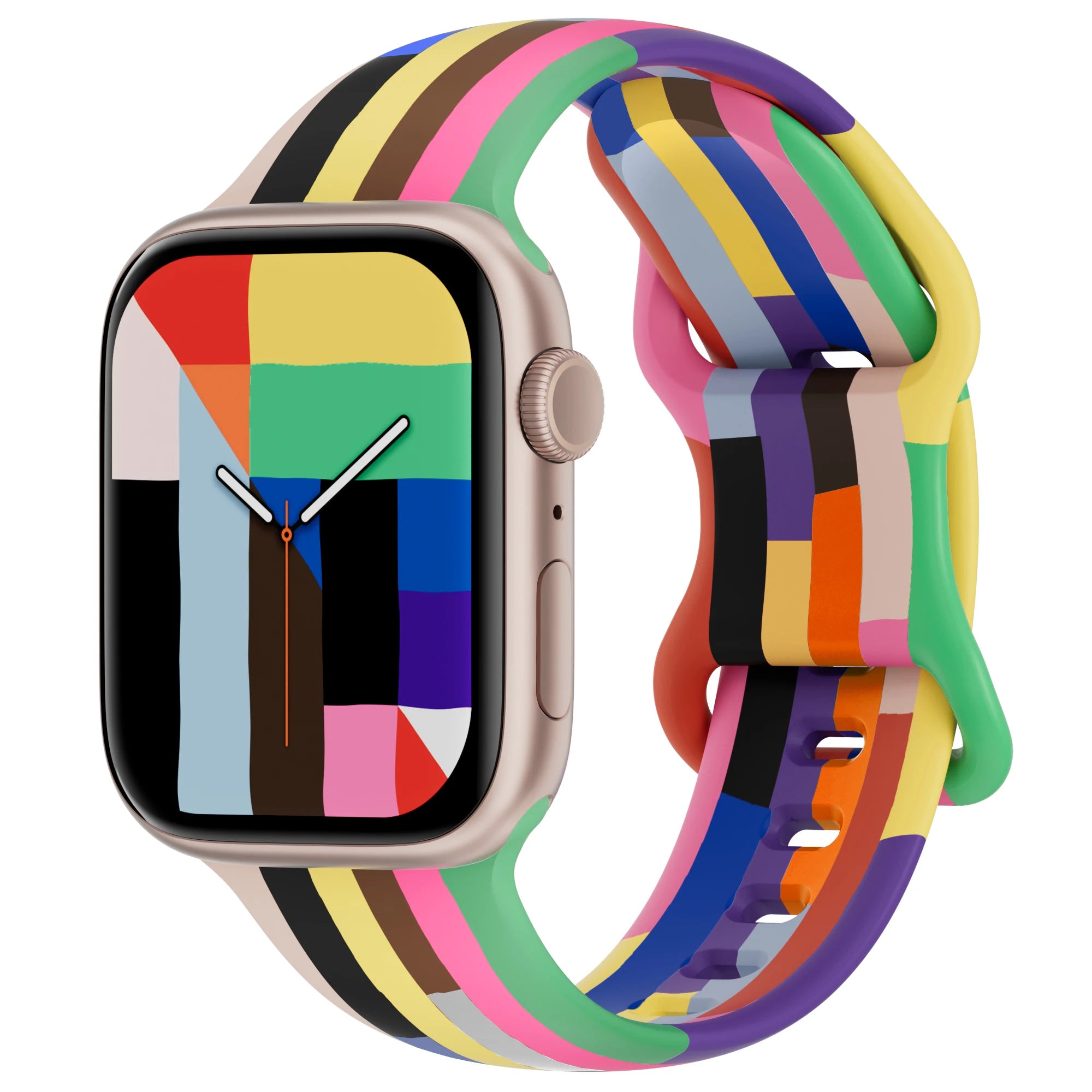 Bracelet en Silicone pour Apple Watch Ultra 2/Series 11/10/9/8/7/6/SE/3