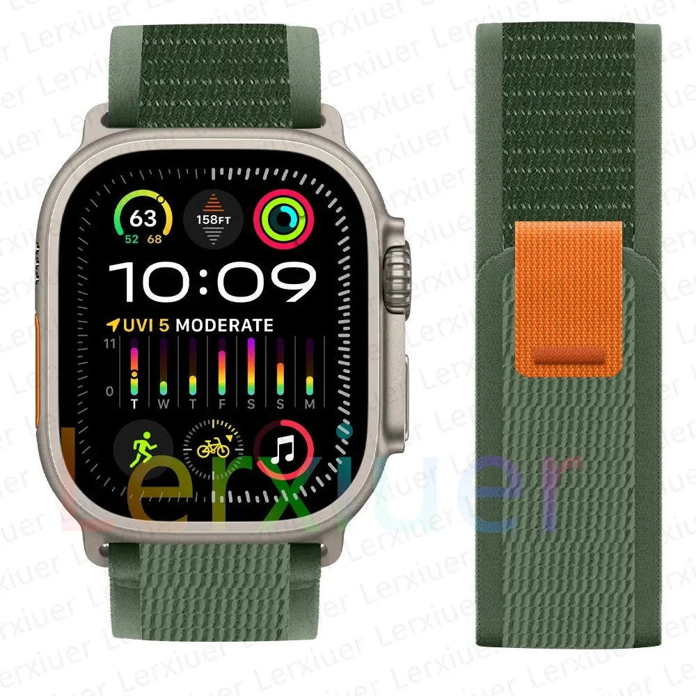 Bracelet à Boucle de Sentier – Compatible Apple Watch Ultra 2 & Series SE/3–11