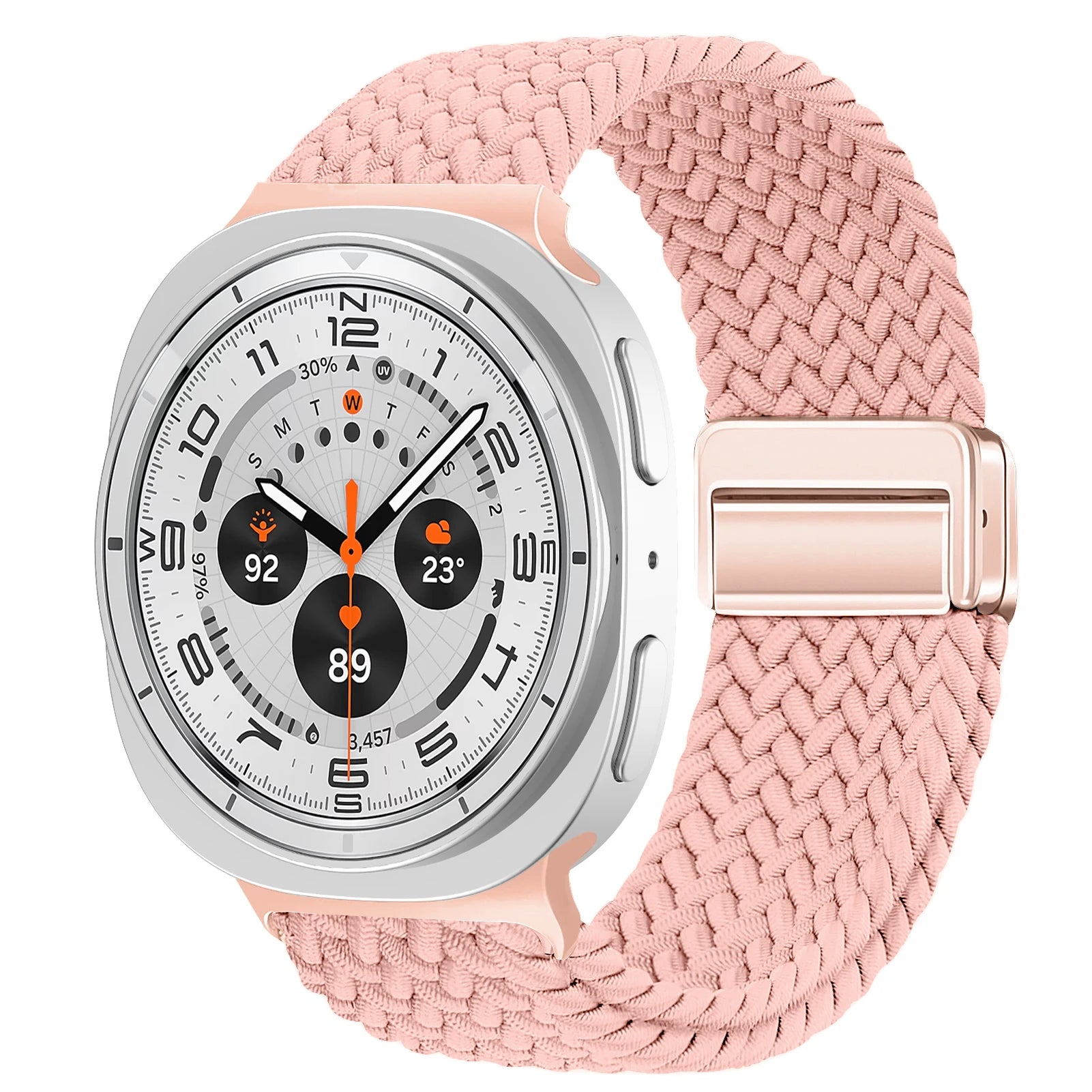 Bracelet Tressé Magnétique en Nylon – Compatible Samsung Galaxy Watch