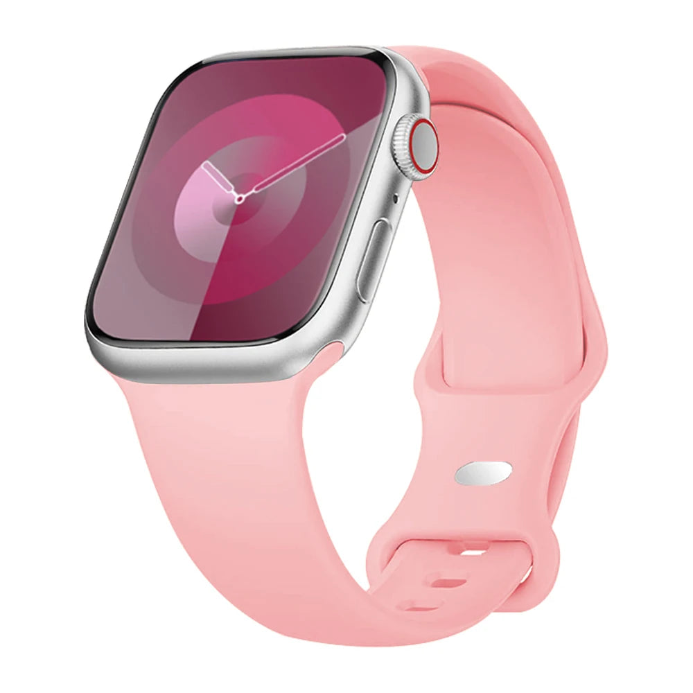 Bracelet en Silicone pour Apple Watch Ultra 2/Series 11/10/9/8/7/6/SE/3