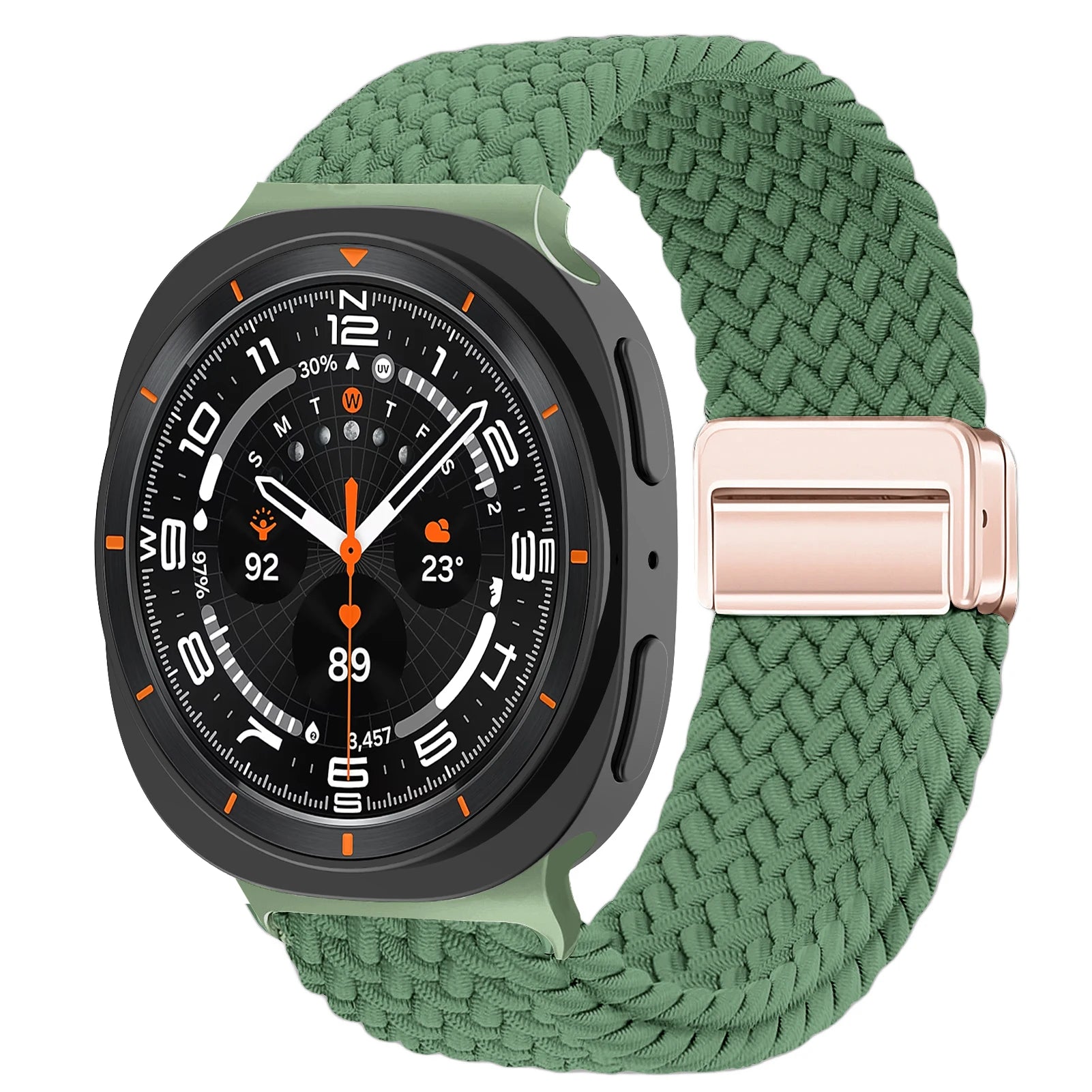 Bracelet Tressé Magnétique en Nylon – Compatible Samsung Galaxy Watch