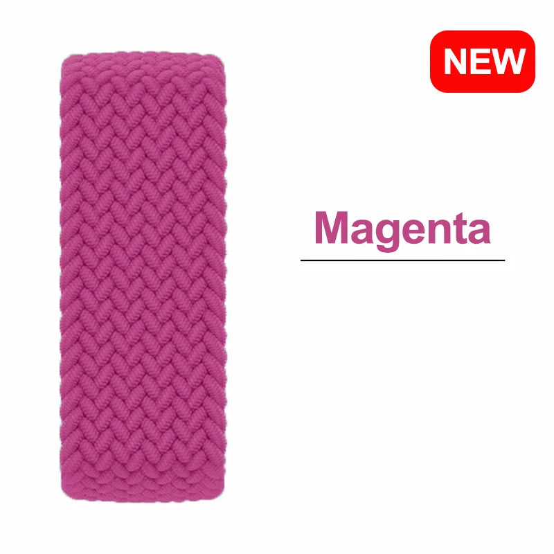 Bracelet Tressé Solo Loop pour Apple Watch 10/11/Ultra/SE/8/9