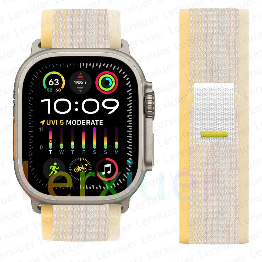 Bracelet à Boucle de Sentier – Compatible Apple Watch Ultra 2 & Series SE/3–11