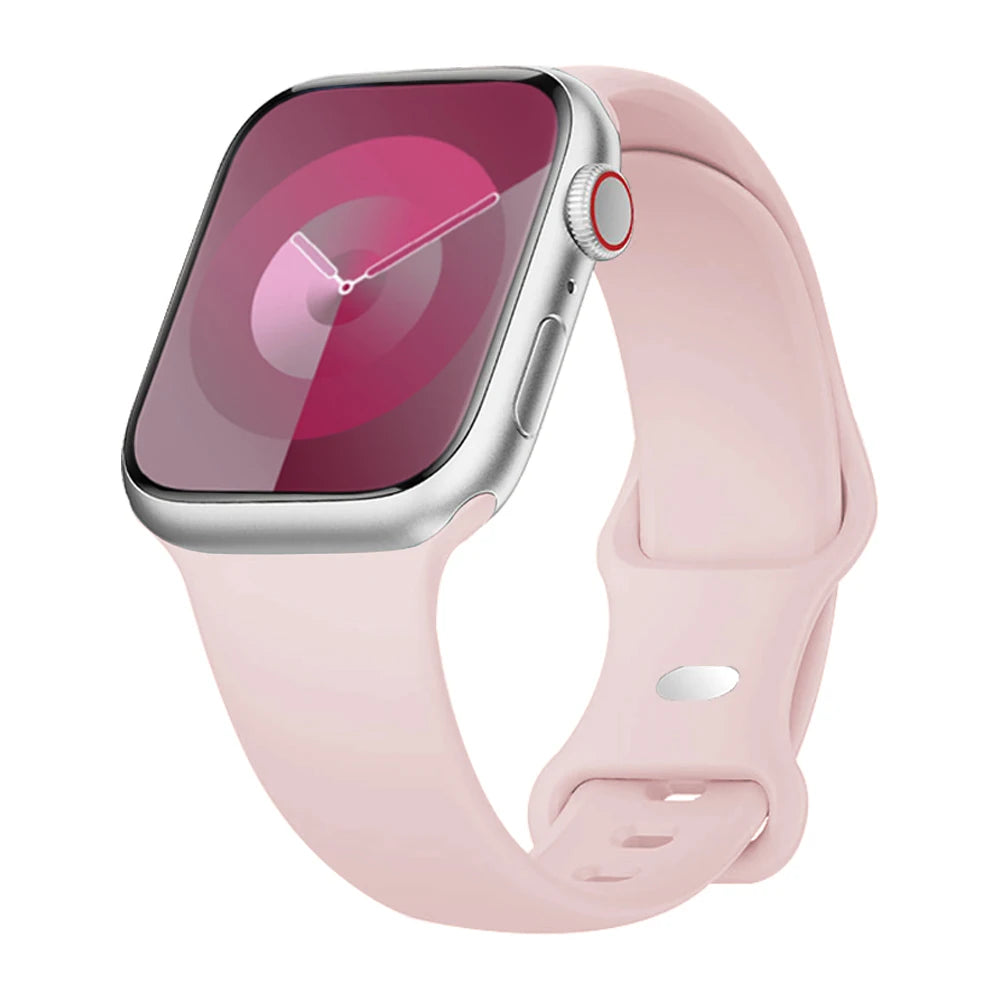 Bracelet en Silicone pour Apple Watch Ultra 2/Series 11/10/9/8/7/6/SE/3