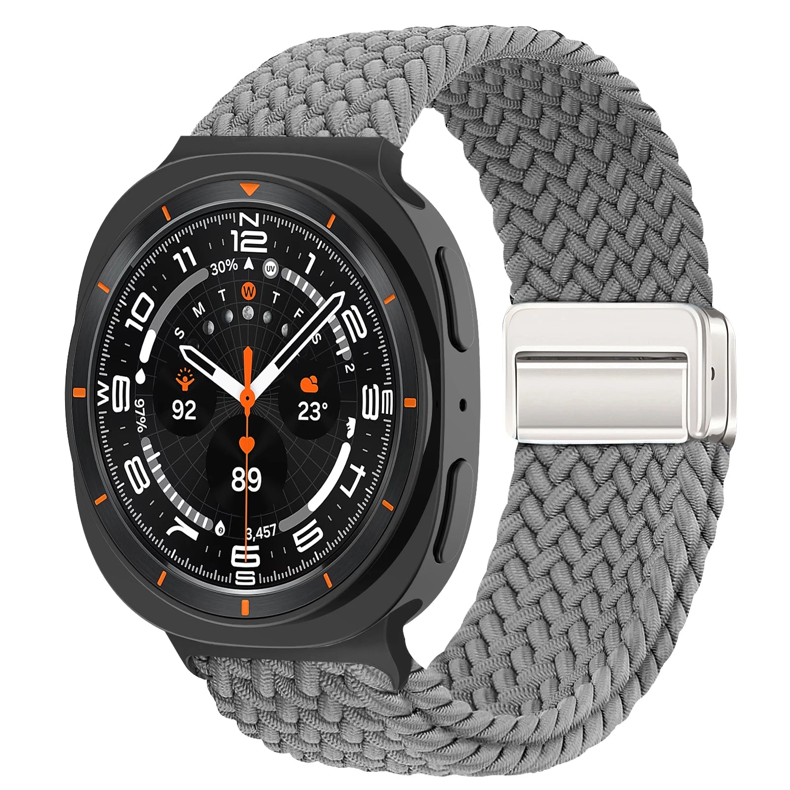 Bracelet Tressé Magnétique en Nylon – Compatible Samsung Galaxy Watch