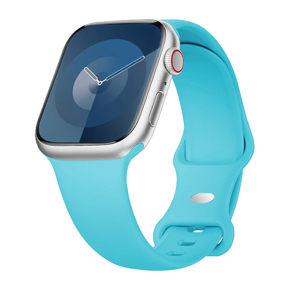 Bracelet en Silicone pour Apple Watch Ultra 2/Series 11/10/9/8/7/6/SE/3