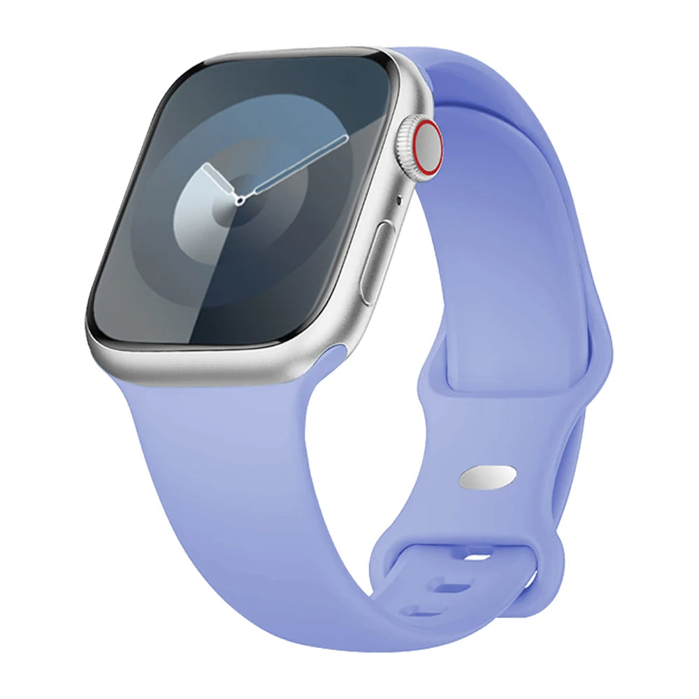 Bracelet en Silicone pour Apple Watch Ultra 2/Series 11/10/9/8/7/6/SE/3