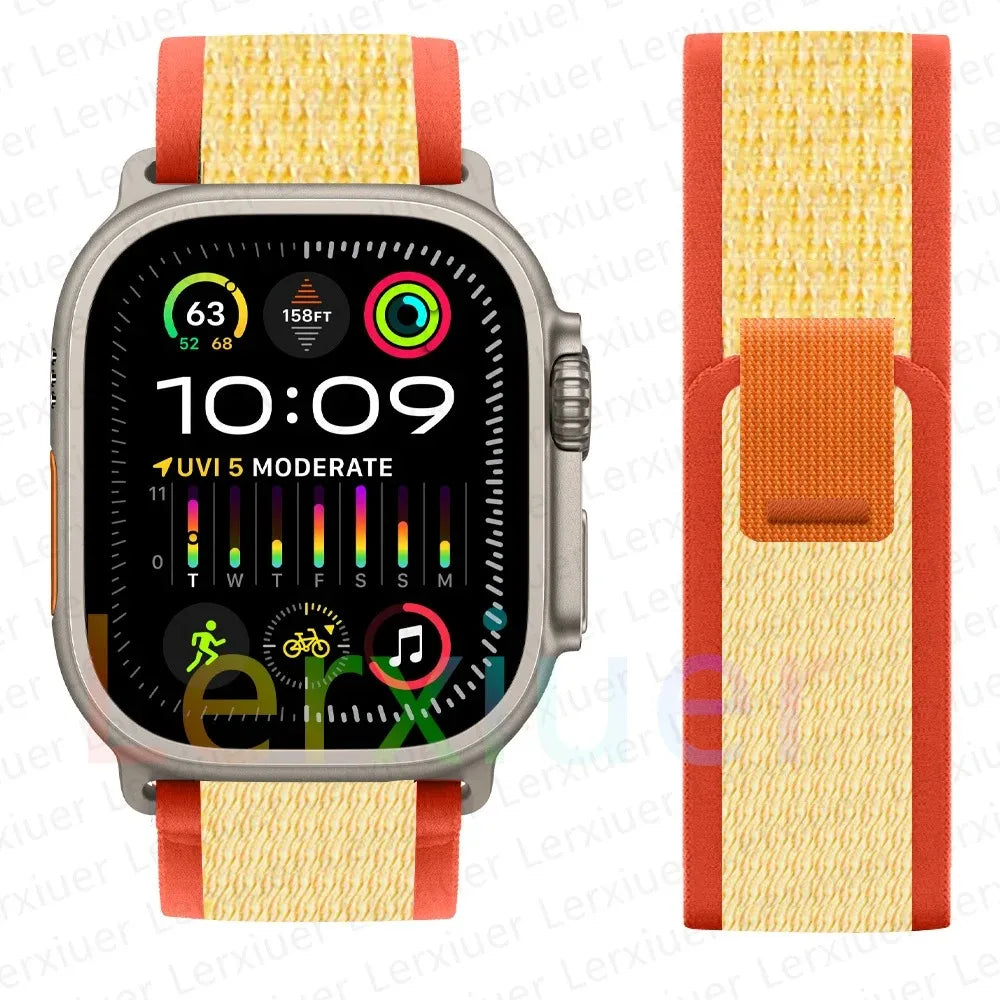 Bracelet à Boucle de Sentier – Compatible Apple Watch Ultra 2 & Series SE/3–11