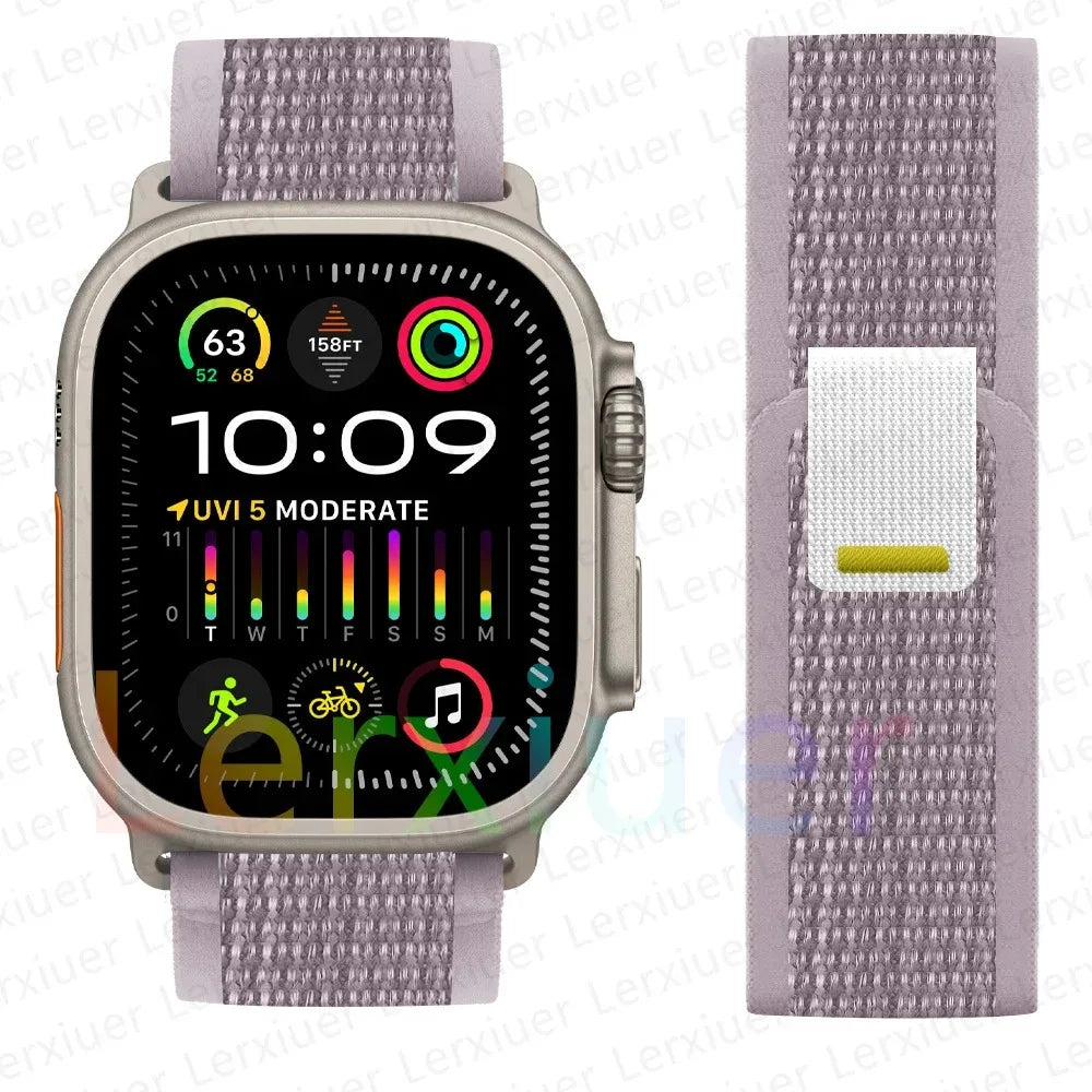 Bracelet à Boucle de Sentier – Compatible Apple Watch Ultra 2 & Series SE/3–11