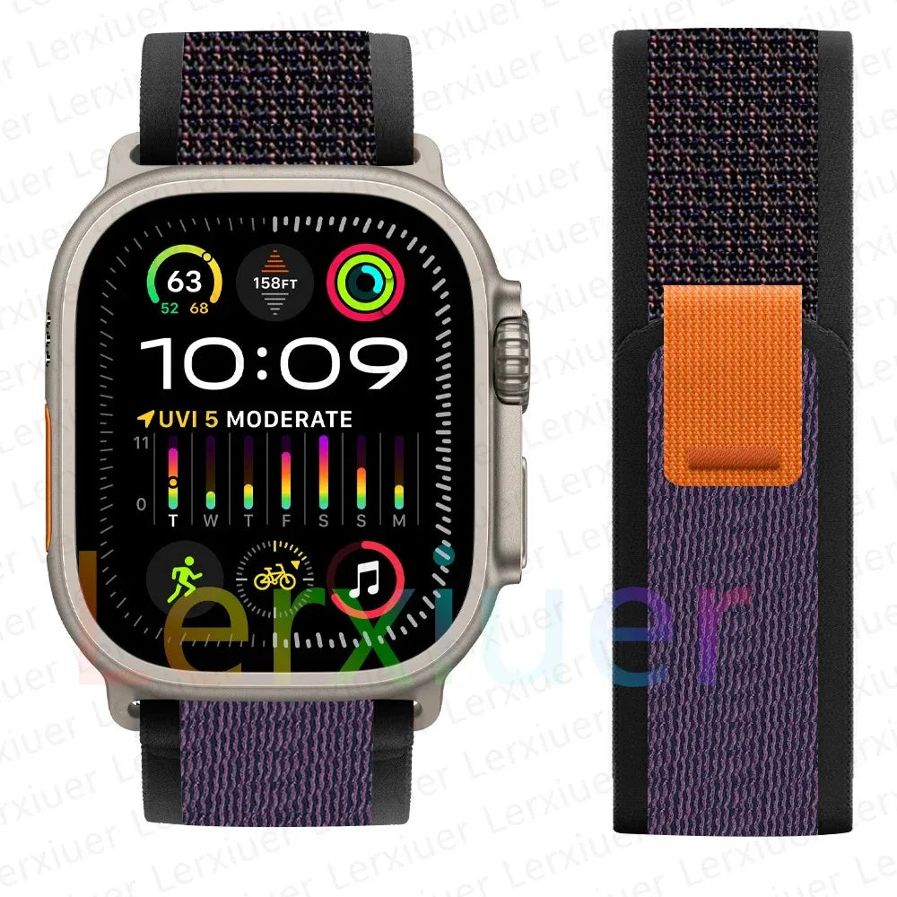Bracelet à Boucle de Sentier – Compatible Apple Watch Ultra 2 & Series SE/3–11