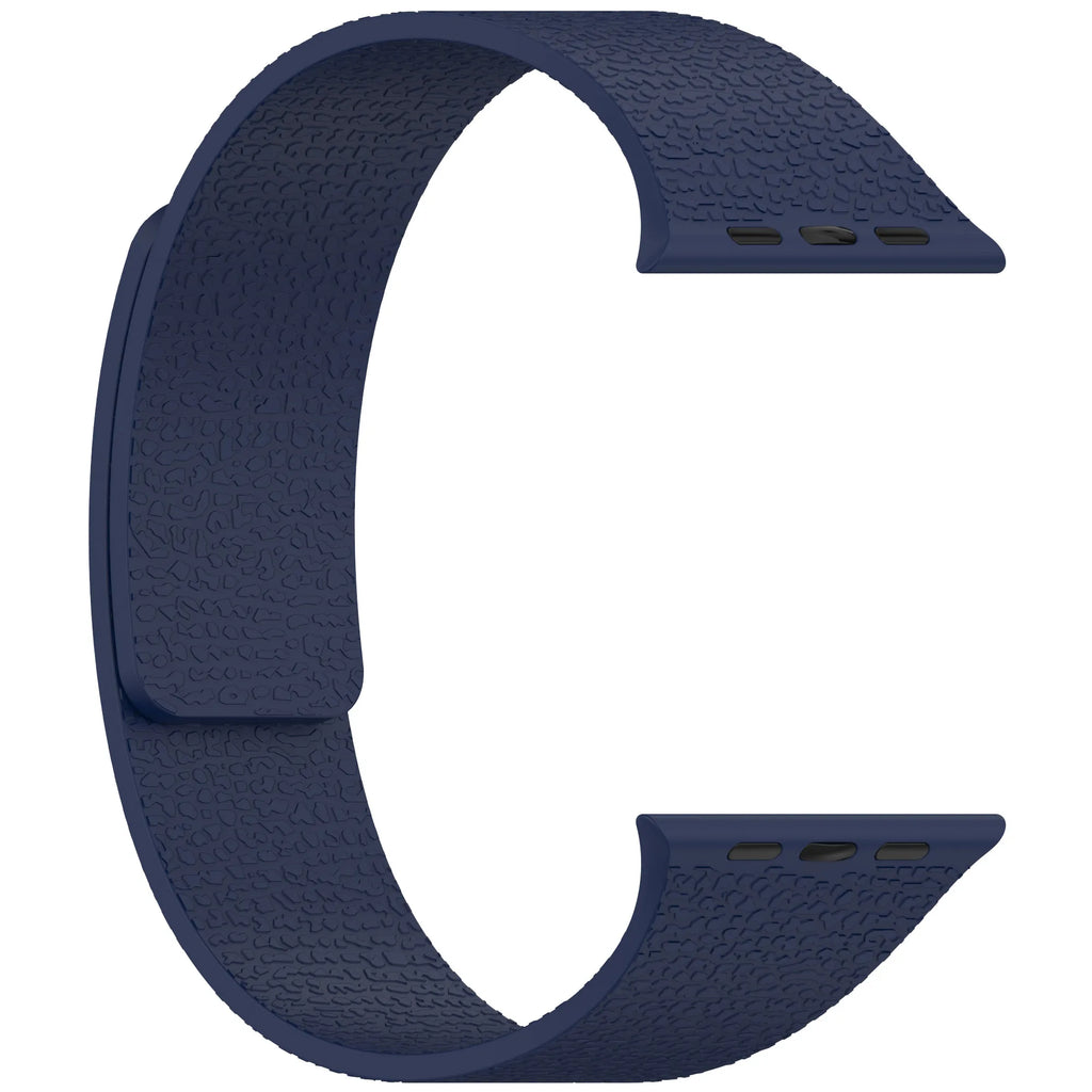 Bracelet magnétique en silicone pour Apple Watch Ultra 2/11/10/SE/9/8/3