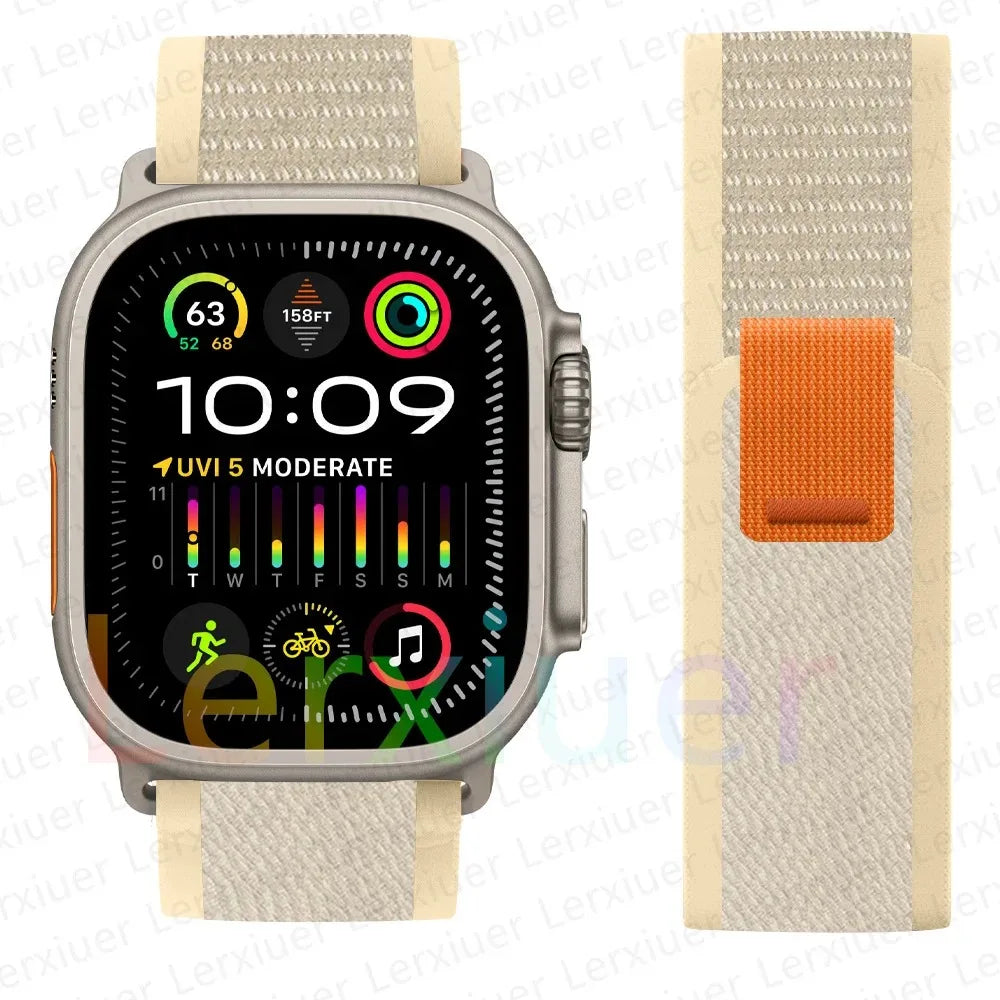 Bracelet à Boucle de Sentier – Compatible Apple Watch Ultra 2 & Series SE/3–11