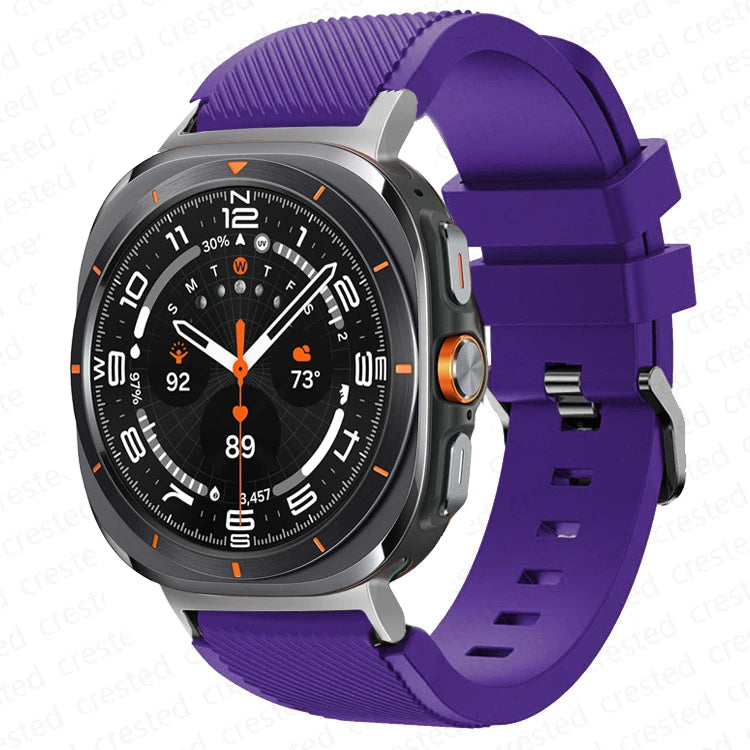 Bracelet Sport en Silicone – Compatible Samsung Galaxy Watch 7 / 7 FE / 7 Ultra
