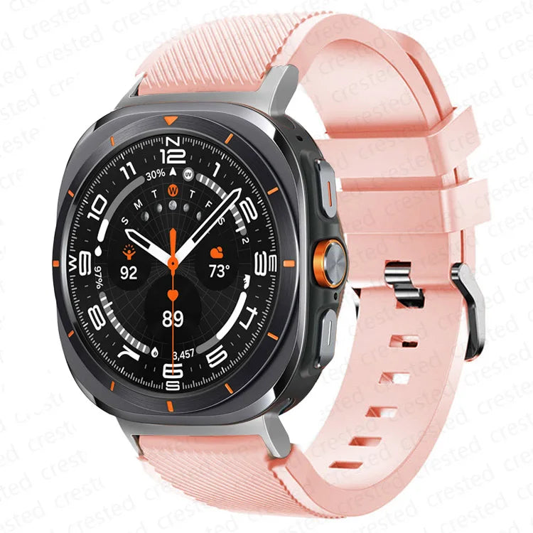 Bracelet Sport en Silicone – Compatible Samsung Galaxy Watch 7 / 7 FE / 7 Ultra
