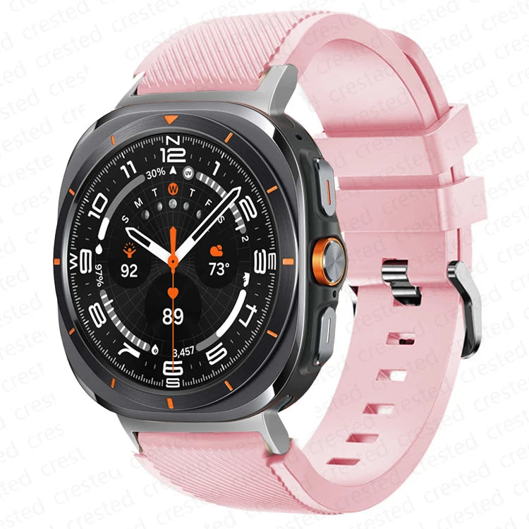 Bracelet Sport en Silicone – Compatible Samsung Galaxy Watch 7 / 7 FE / 7 Ultra