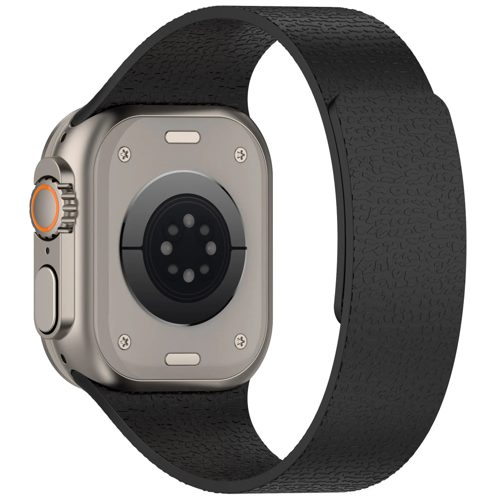 Bracelet magnétique en silicone pour Apple Watch Ultra 2/11/10/SE/9/8/3