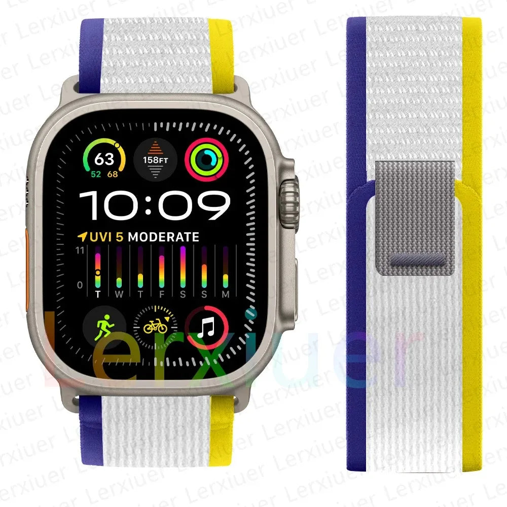 Bracelet à Boucle de Sentier – Compatible Apple Watch Ultra 2 & Series SE/3–11
