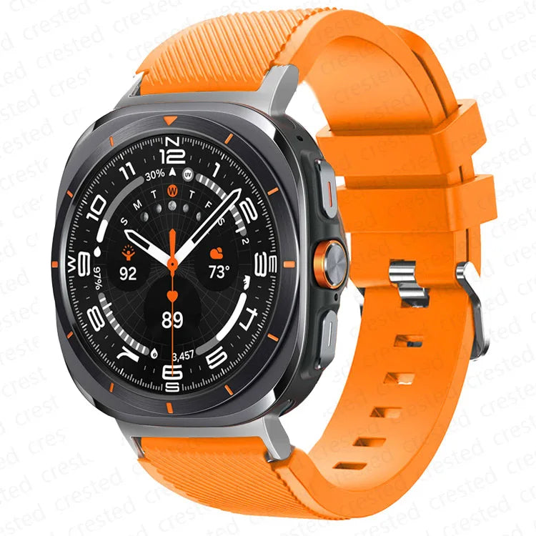 Bracelet Sport en Silicone – Compatible Samsung Galaxy Watch 7 / 7 FE / 7 Ultra