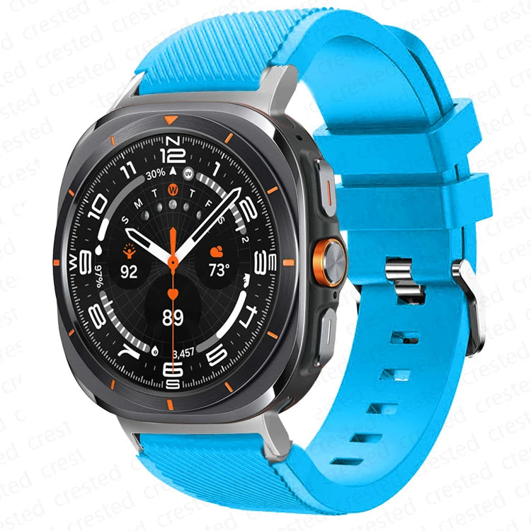 Bracelet Sport en Silicone – Compatible Samsung Galaxy Watch 7 / 7 FE / 7 Ultra
