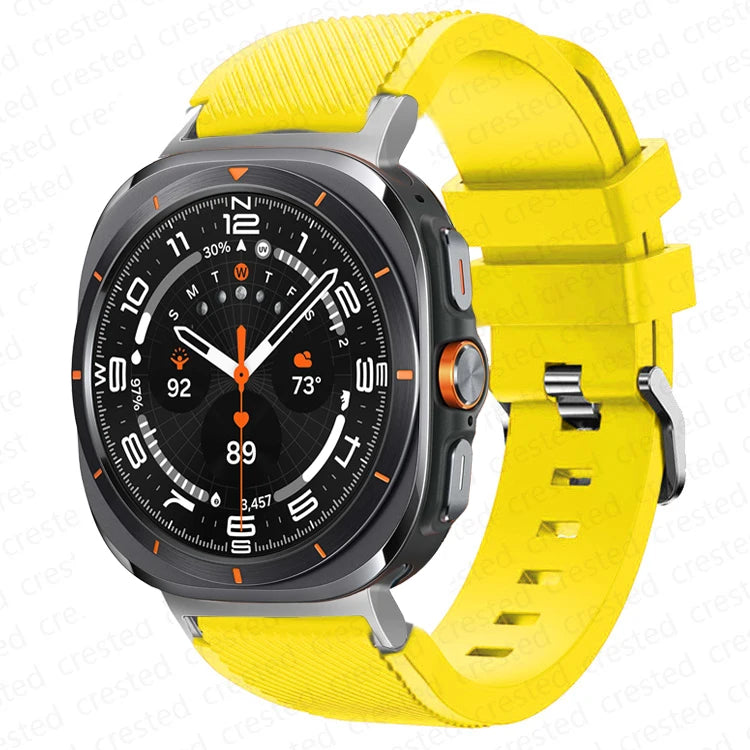 Bracelet Sport en Silicone – Compatible Samsung Galaxy Watch 7 / 7 FE / 7 Ultra