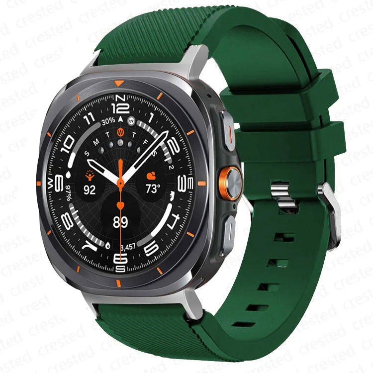 Bracelet Sport en Silicone – Compatible Samsung Galaxy Watch 7 / 7 FE / 7 Ultra