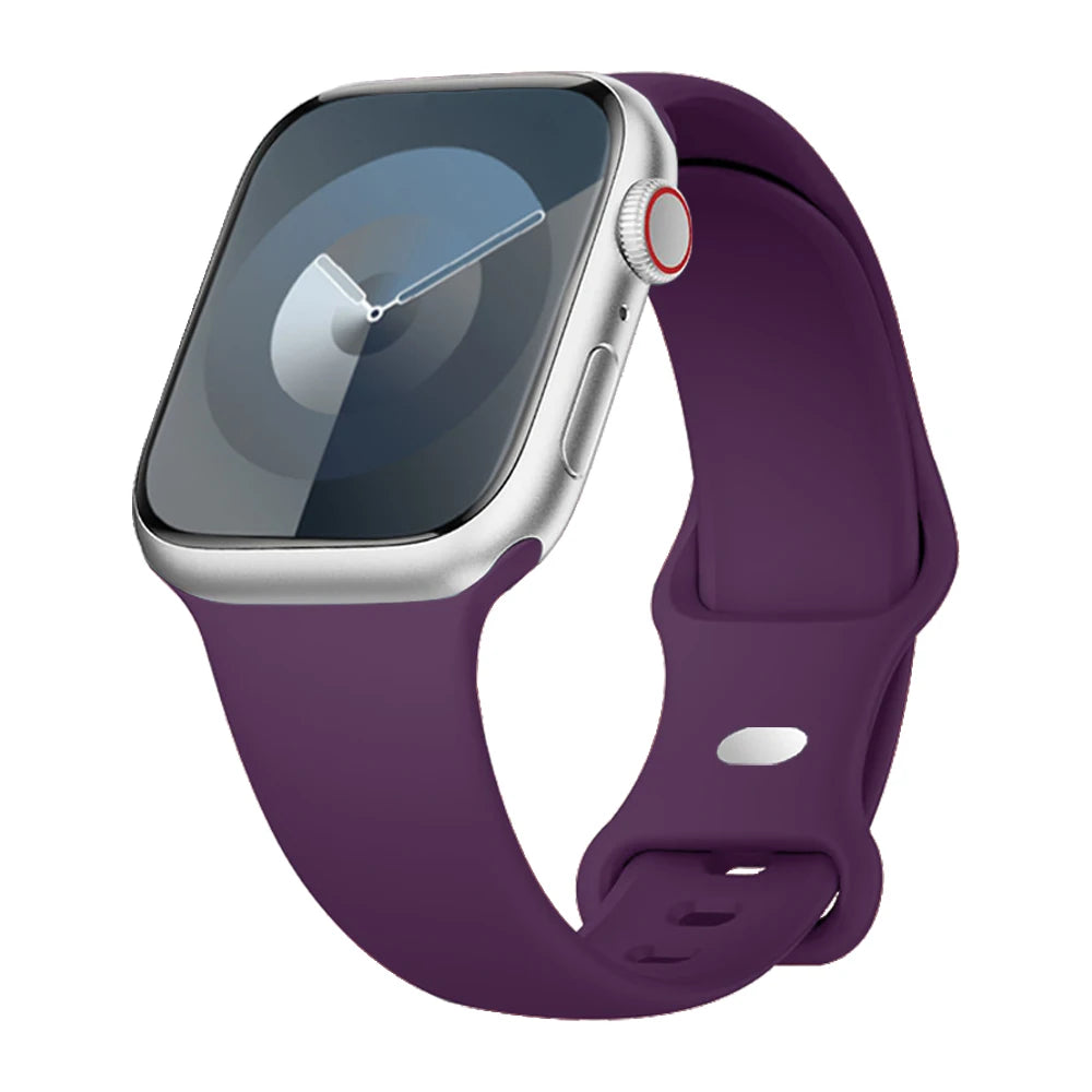 Bracelet en Silicone pour Apple Watch Ultra 2/Series 11/10/9/8/7/6/SE/3