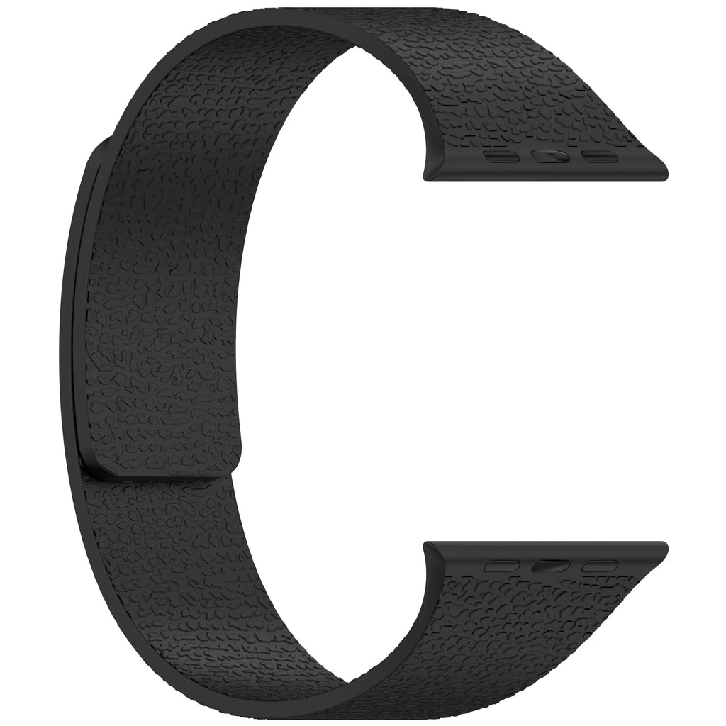 Bracelet magnétique en silicone pour Apple Watch Ultra 2/11/10/SE/9/8/3