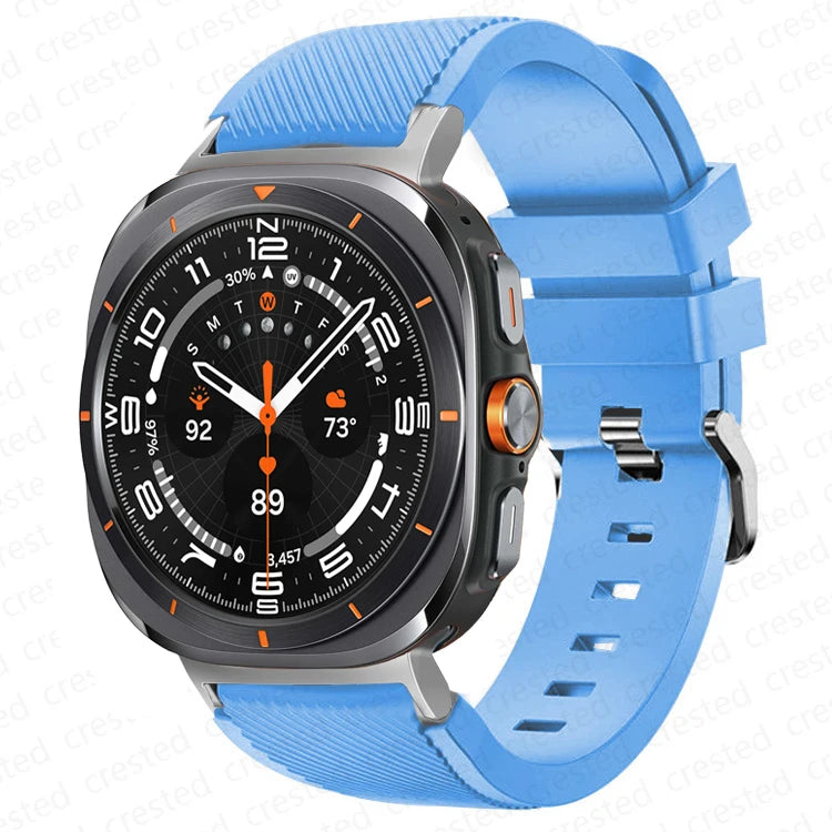 Bracelet Sport en Silicone – Compatible Samsung Galaxy Watch 7 / 7 FE / 7 Ultra