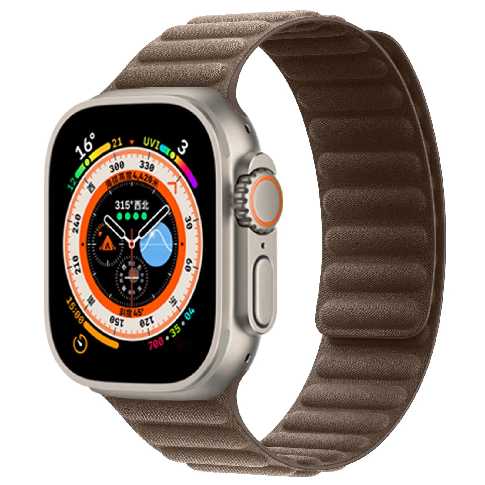 Bracelet FineWoven à Boucle Magnétique – Compatible Apple Watch Ultra 2 & Series 7–10 SE