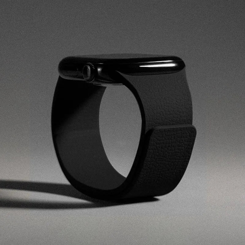 Bracelet magnétique en silicone pour Apple Watch Ultra 2/11/10/SE/9/8/3