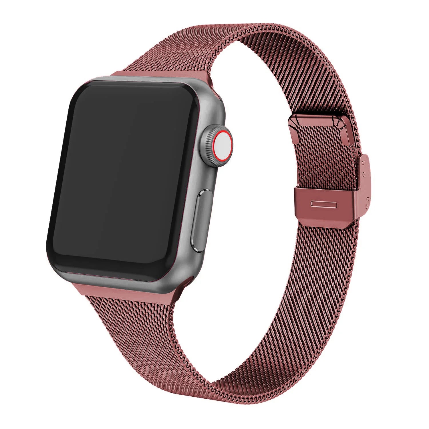Bracelet Slim à boucle milanaise pour Apple Watch Ultra 2/Series 10/9/8/7/6/5/3/SE