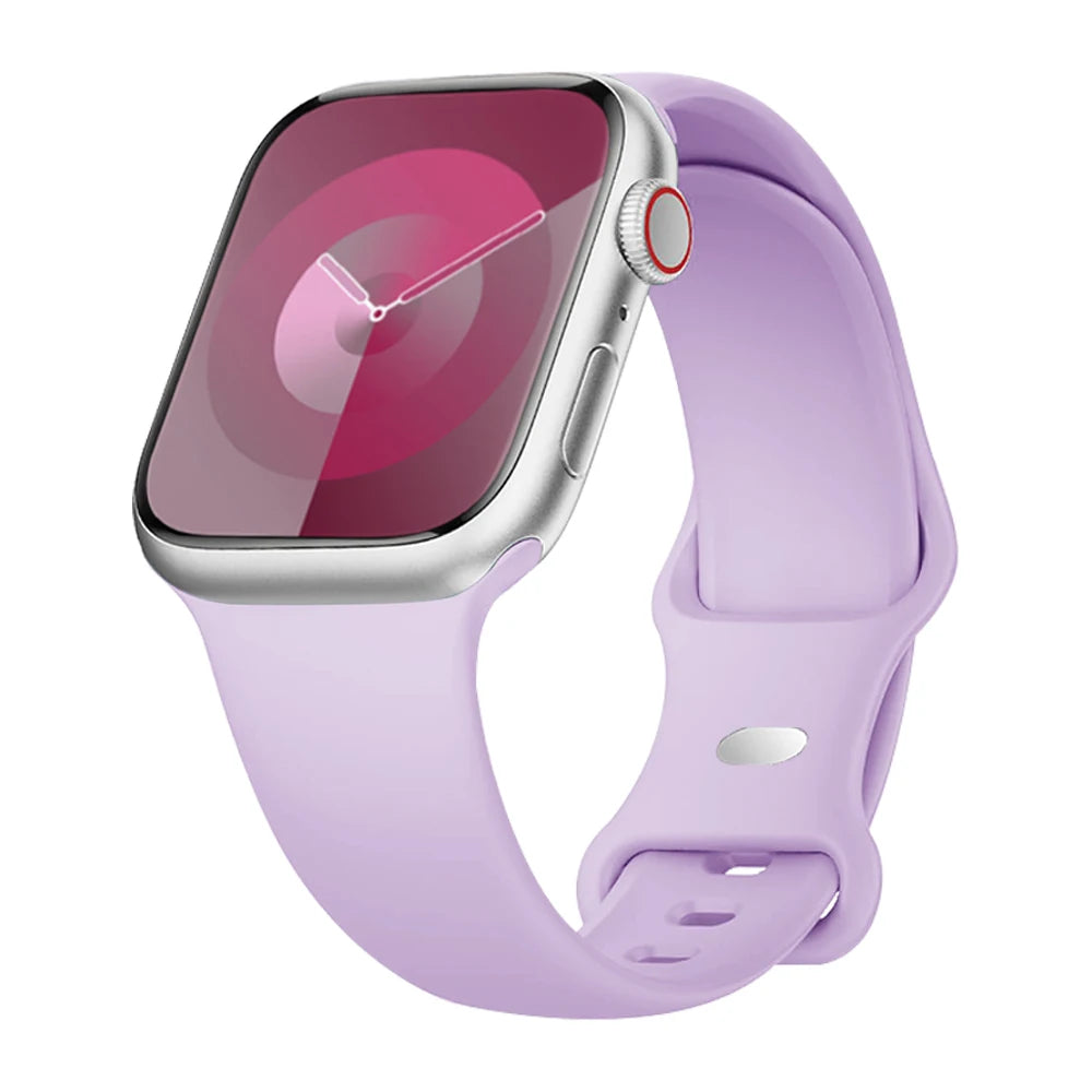 Bracelet en Silicone pour Apple Watch Ultra 2/Series 11/10/9/8/7/6/SE/3