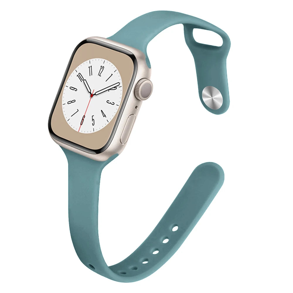 Bracelet Slim Sport en Silicone pour Apple Watch 11