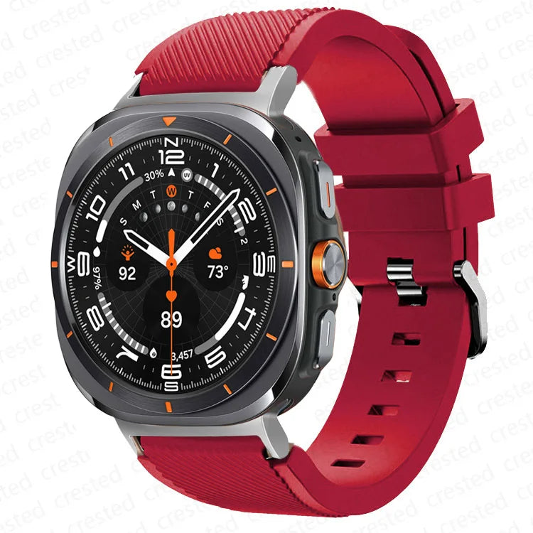Bracelet Sport en Silicone – Compatible Samsung Galaxy Watch 7 / 7 FE / 7 Ultra