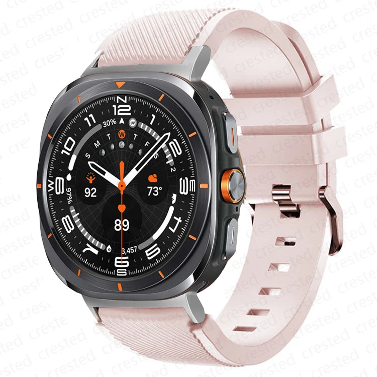 Bracelet Sport en Silicone – Compatible Samsung Galaxy Watch 7 / 7 FE / 7 Ultra