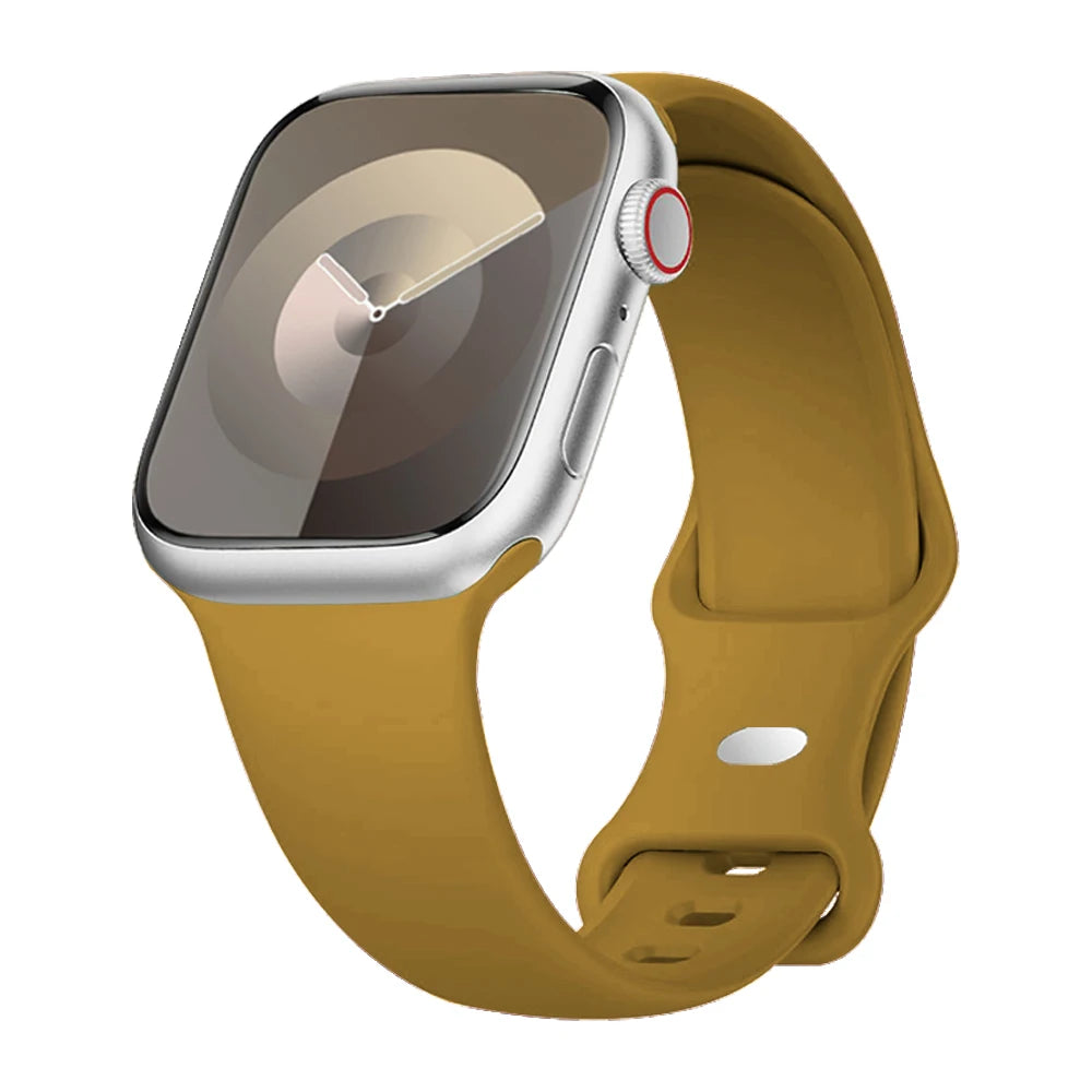Bracelet en Silicone pour Apple Watch Ultra 2/Series 11/10/9/8/7/6/SE/3