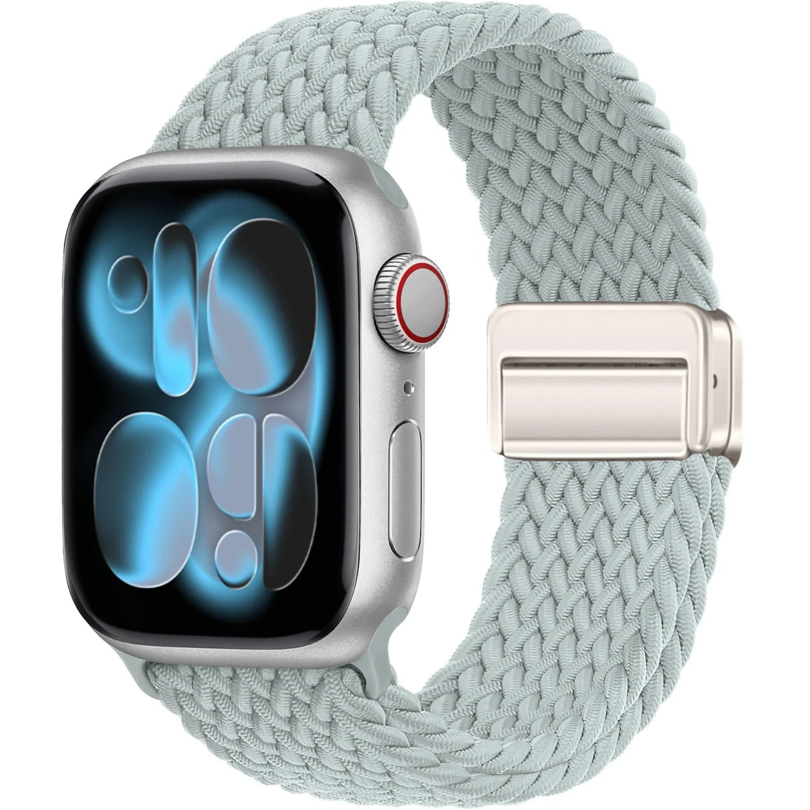 Bracelet Solo Loop Tressé Magnétique pour Apple Watch – Compatible Ultra 2, Series SE/6/7/8/9/10/11